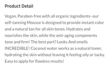 Load image into Gallery viewer, BEETTAN Self-Tanning Mousse